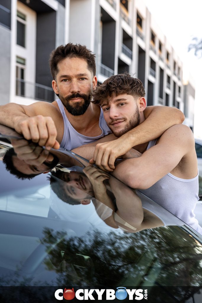 Eddie Patrick and his neighbor Dex Devall